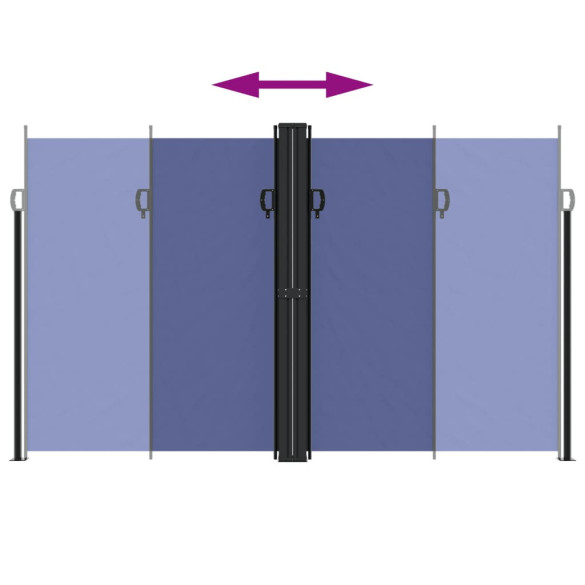 Copertină Laterală Retractabilă Albastru 200x1000 cm | Livrare Gratuită Copertină Laterală Retractabilă Albastru 200x1000 cm | Livrare Gratuită