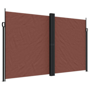 Copertină Laterală Retractabilă Maro - 200x1000 cm 2