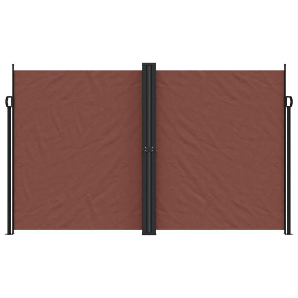 Copertină Laterală Retractabilă Maro - 200x1000 cm