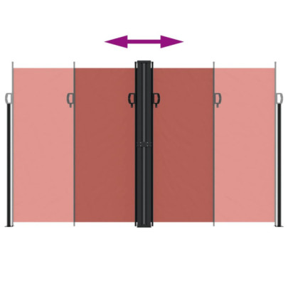 Copertină Laterală Retractabilă - 200x1000 cm - Cărămiziu