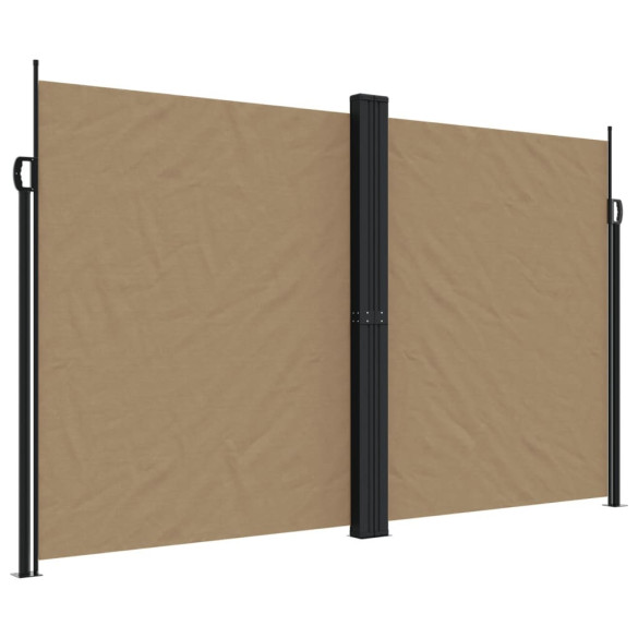 Copertină Laterală Retractabilă - 200x1000 cm - Gri Taupe