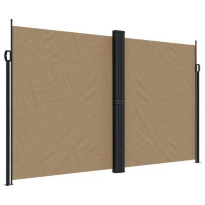 Copertină Laterală Retractabilă - 200x1000 cm - Gri Taupe