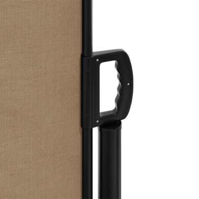 Copertină Laterală Retractabilă - 200x1000 cm - Gri Taupe