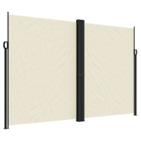 Copertină Laterală Retractabilă Crem - 220x1000 cm | Livrare Gratuită 2