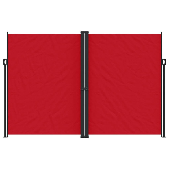 Copertină Laterală Retractabilă Roșie - Protecție UV
