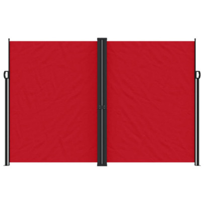 Copertină Laterală Retractabilă Roșie - Protecție UV