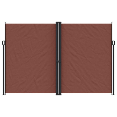 Copertină Laterală Retractabilă Maro 220x1000 cm | Livrare Gratuită