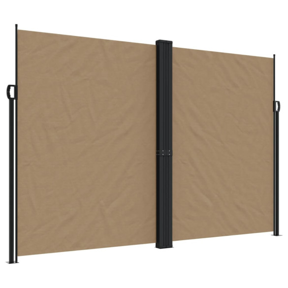 Copertină Laterală Retractabilă - 220x1000 cm - Gri Taupe