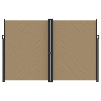 Copertină Laterală Retractabilă - 220x1000 cm - Gri Taupe