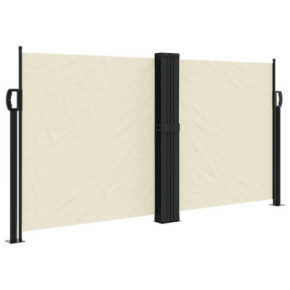 Copertină Laterală Retractabilă Crem - 120x1200 cm | Livrare Gratuită 2