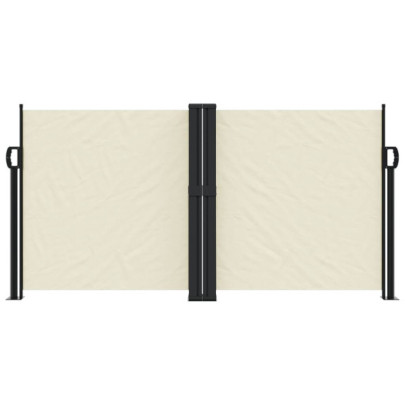 Copertină Laterală Retractabilă Crem - 120x1200 cm | Livrare Gratuită