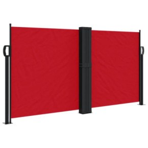 Copertină Laterală Retractabilă Roșie - 120x1200 cm 2
