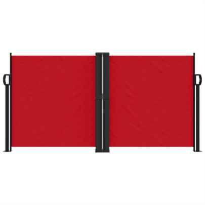 Copertină Laterală Retractabilă Roșie - 120x1200 cm