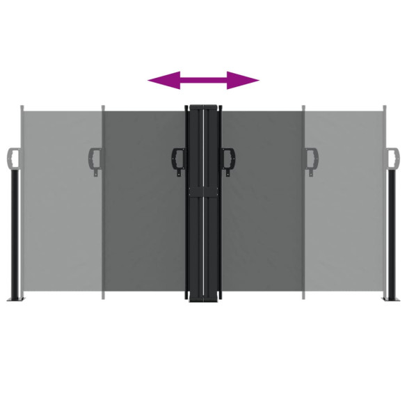 Copertină Laterală Retractabilă Antracit - 120x1200 cm