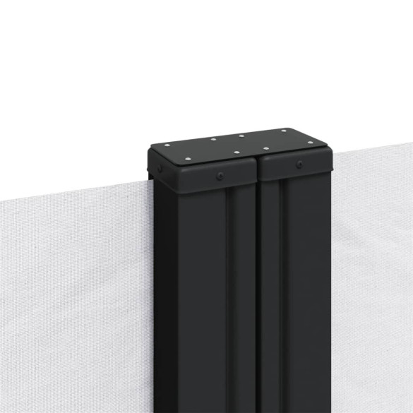 Copertină Laterală Retractabilă Alb - Protecție UV și Intimitate Copertină Laterală Retractabilă Alb - Protecție UV și Intimitate