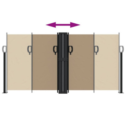 Copertină Laterală Retractabilă - Protecție UV și Intimitate