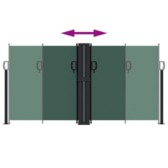 Copertină Laterală Retractabilă Verde - 120x1200 cm | Livrare Gratuită