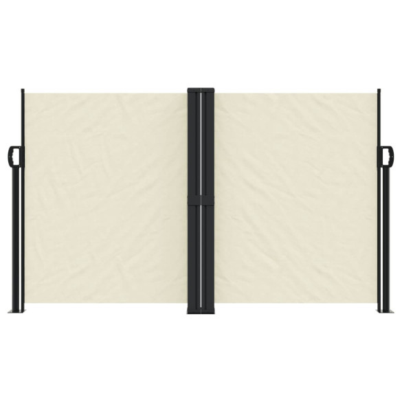 Copertină Laterală Retractabilă Crem - Protecție UV și Intimitate