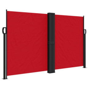 Copertină Laterală Retractabilă Roșu - 140x1200 cm | Livrare Gratuită 2