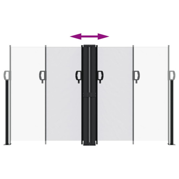 Copertină Laterală Retractabilă Albă - 140x1200 cm | Livrare Gratuită