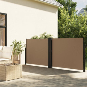 Copertină Laterală Retractabilă - 140x1200 cm - Gri Taupe
