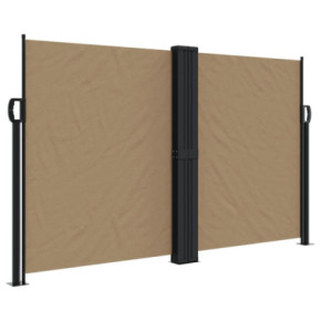 Copertină Laterală Retractabilă - 140x1200 cm - Gri Taupe 2