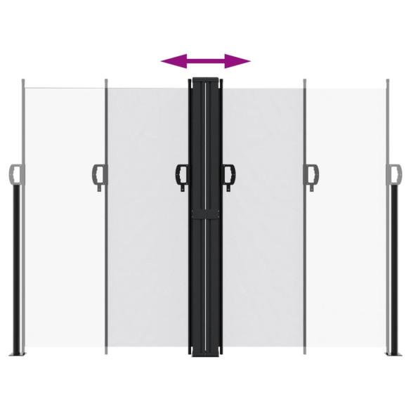 Copertină Laterală Retractabilă Albă 180x1200 cm | Livrare Gratuită