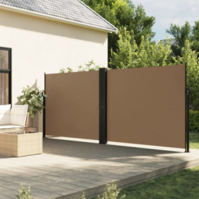 Copertină Laterală Retractabilă - 180x1200 cm - Gri Taupe