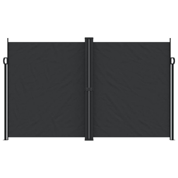 Copertină Laterală Retractabilă - Negru 200x1200 cm | Livrare Gratuită