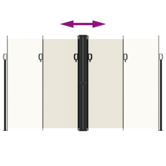 Copertină Laterală Retractabilă Crem 200x1200 cm