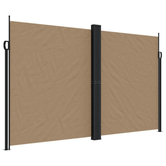Copertină Laterală Retractabilă Taupe 200x1200 cm - Livrare Gratuită