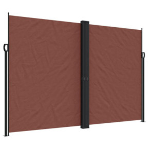 Copertină Laterală Retractabilă Maro 220x1200 cm 2