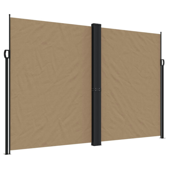 Copertină Laterală Retractabilă Taupe 220x1200 cm
