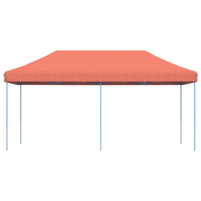 Cort Pop-Up Pliabil pentru Evenimente | 5.8x2.9m | Teracotă