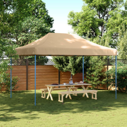 Cort de petrecere pliabil Pop-Up - 440x292x315 cm - bej
