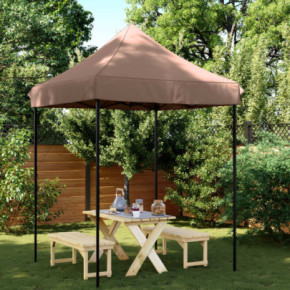 Cort Pliabil pentru Evenimente 200x200 cm - Maro