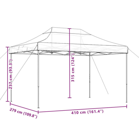 Cort Pop-Up pentru Evenimente - 410x279x315 cm - Livrare Gratuită Cort Pop-Up pentru Evenimente - 410x279x315 cm - Livrare Gratuită