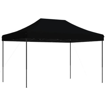 Cort Pop-Up Petreceri Exterior - Negru, 410x279x315 cm