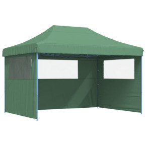 Cort Pliabil Verde cu 3 Pereți - Ideal Petreceri Exterioare 2