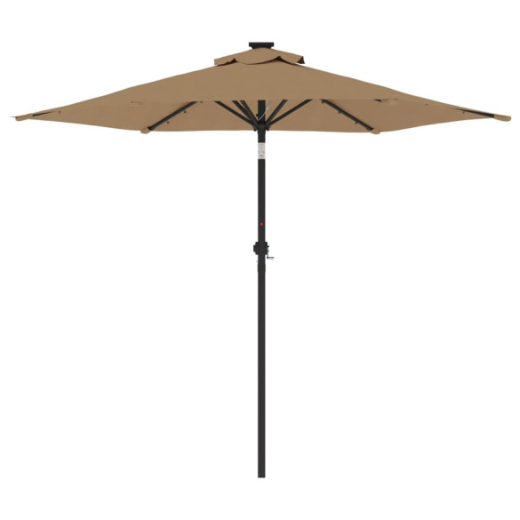 Umbrelă Grădină Oțel cu LED 225x225cm | Livrare Gratuită