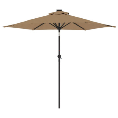 Umbrelă Grădină Oțel cu LED 225x225cm | Livrare Gratuită