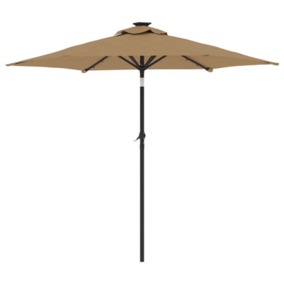 Umbrelă Grădină Oțel cu LED 225x225cm | Livrare Gratuită
