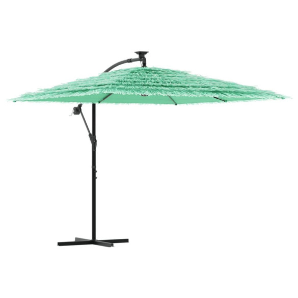Umbrelă Soare Grădină Oțel Verde 246x246 cm | Livrare Gratuită