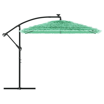 Umbrelă Soare Grădină Oțel Verde 246x246 cm | Livrare Gratuită