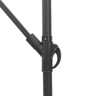 Umbrelă Soare Grădină Oțel Maro - Protecție UV și Ploaie