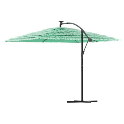 Umbrelă Soare Grădină Oțel Verde 290x290 cm - Livrare Gratuită