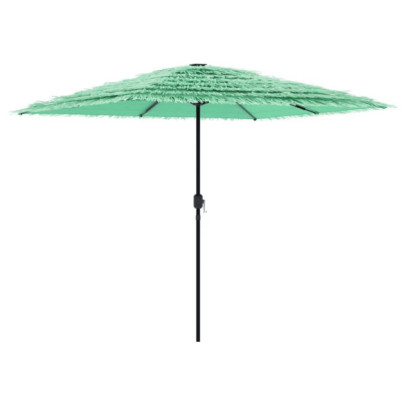 Umbrelă Grădină Oțel Verde 248 cm | Livrare Gratuită