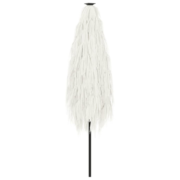 Umbrelă Soare Grădină Oțel Alb - Livrare Gratuită