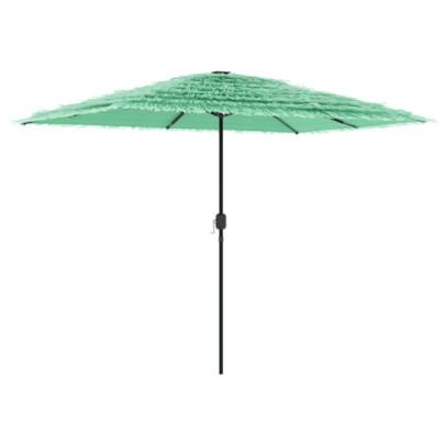 Umbrelă Soare Grădină Oțel Verde 300x200 cm - Livrare Gratuită