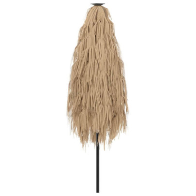 Umbrelă Grădină Maro cu Stâlp Oțel | Protecție UV și Ploaie